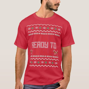Single Ready To Jingle Mens Funny Ugly Christmas S T-shirt