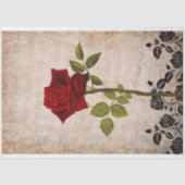  single Roos decoupage tissuepapier (Voorkant)