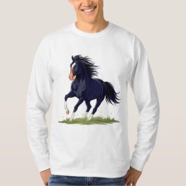 SINGLE RUNNING BLACK HOUSE T-SHIRT