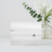 Single Scull Minimalisme Briefkaart (Staand voorkant)