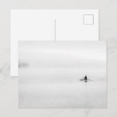 Single Scull Minimalisme Briefkaart (Voorkant / Achterkant)