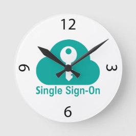 Single Sign-On Cloud Sleutelbeveiliging Ronde Klok