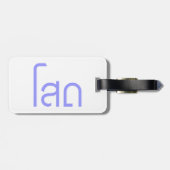 Single SOHT in het script voor Thai Language Bagagelabel (Achterkant horizontaal)