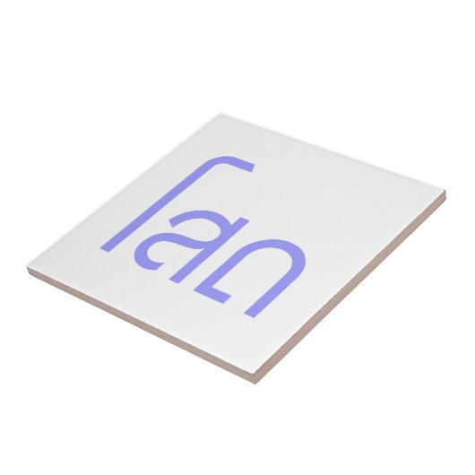 Single SOHT in het script voor Thai Language Tegeltje (Zijkant)