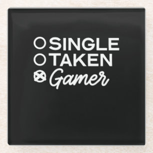 Single Take Gamer Glazen Onderzetter