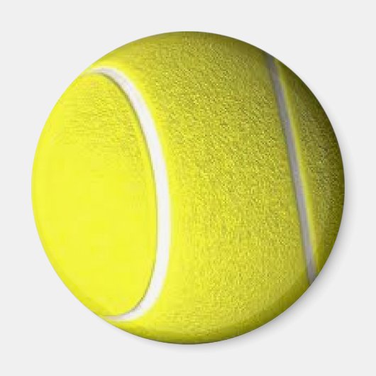 Single Tennis Ball-poorten Magneet (Voorkant)