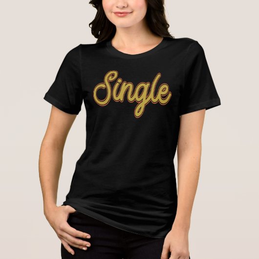 Single Tri-Blend Shirt (Voorkant)