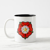 Single Tudor Roos Tweekleurige Koffiemok (Links)
