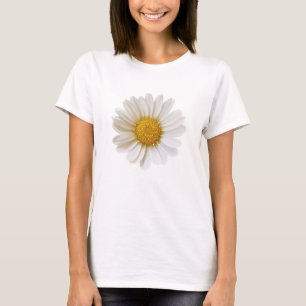 Single White Daisy T-shirt