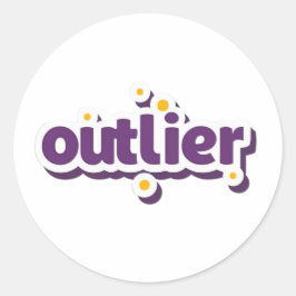 Single Word Outlier Data Analist sticker