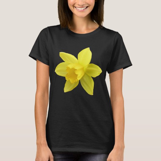 Single Yellow Daffodil Bloom T-shirt (Voorkant)