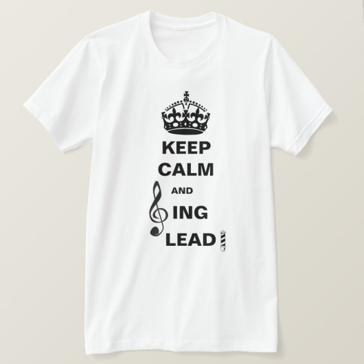 SingLead T-shirt (Design voorkant)