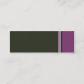 Singles ・ No. 0009 Mini Visitekaartje (Achterkant)