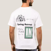 Singles Spring Retreat T-shirt (Achterkant)