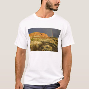 Singletrack bij Red Cliffs Desert Preserve nabij T-shirt