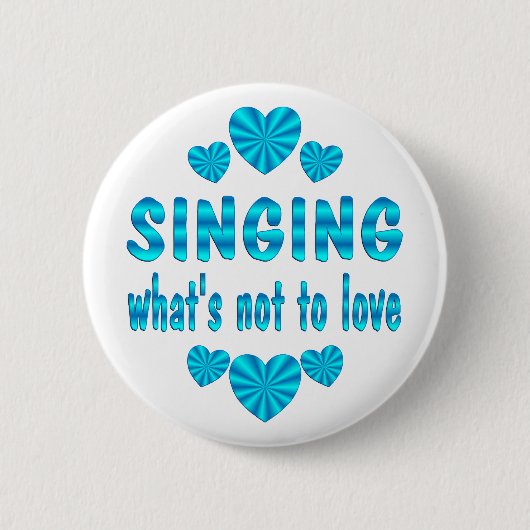 SINGLOVE RONDE BUTTON 5,7 CM (Voorkant)