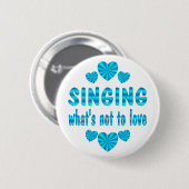 SINGLOVE RONDE BUTTON 5,7 CM (Voorkant /achterkant)