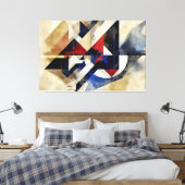 Singular Abstraction Canvas Afdruk (Insitu (Slaapkamer))