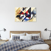 Singular Abstraction Canvas Afdruk (Insitu (Slaapkamer))