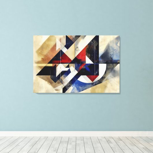 Singular Abstraction Canvas Afdruk (Insitu (Houten vloer))