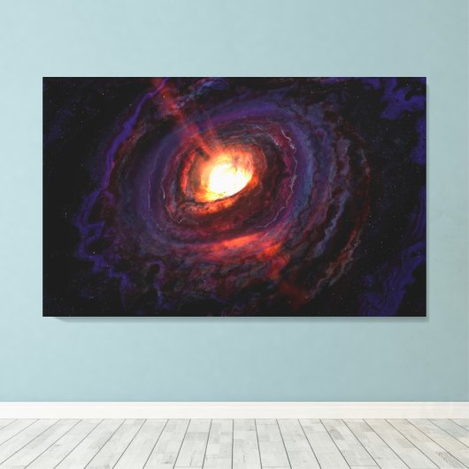 Singulariteit Canvas Afdruk (Insitu (Houten vloer))