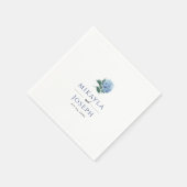 SINI Blauw Hydrangea Papier servet (Hoek)