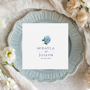 SINI Blauw Hydrangea Papier servet