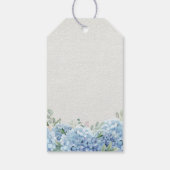 SINI Blue Hydrangea Gift Label Cadeaulabel (Achterkant)