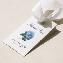 SINI Blue Hydrangea Gift Label Cadeaulabel