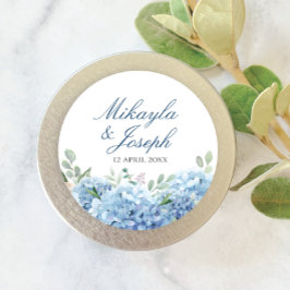 SINI Blue Hydrangea Sticker