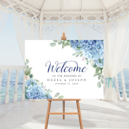 SINI Blue Hydrangea Welkom Poster