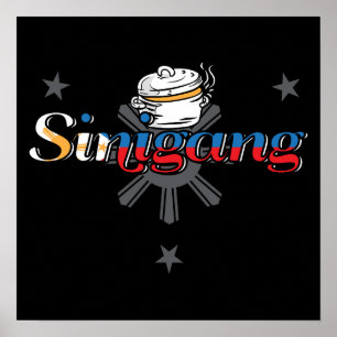 Sinigang Filipino Food Poster