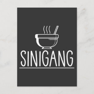 Sinigang Soup Filipino Cuisine Filipijnen Pinoy Briefkaart