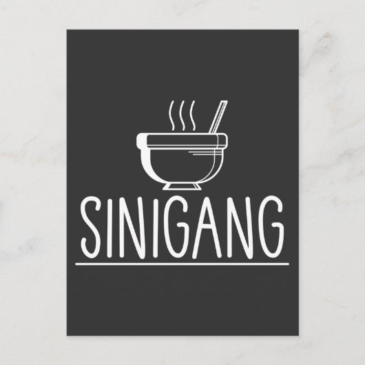 Sinigang Soup Filipino Cuisine Filipijnen Pinoy Briefkaart (Voorkant)