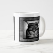 Sinister Cat Large Coffee Mug (Devant droit)