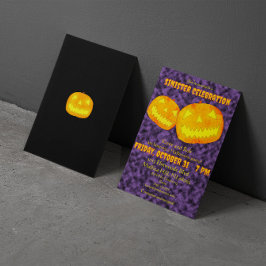 Sinister Celebration Halloween Party Kaart