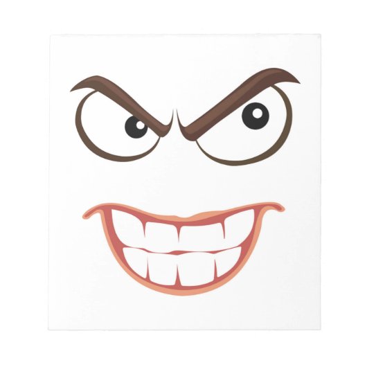 SINISTER FACE NOTITIEBLOK (Voorkant)