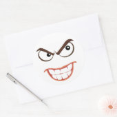 SINISTER FACE RONDE STICKER (Envelop)