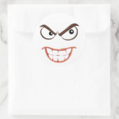 SINISTER FACE RONDE STICKER (Tas)