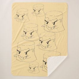 Sinister Flan Sherpa Blanket Deken