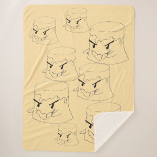 Sinister Flan Sherpa Blanket Sherpa Deken