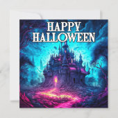 Sinister Halloween Haunted Mansion Kaart (Voorkant)