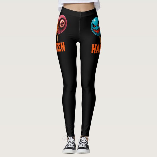 Sinister Sweets Halloween Leggings (Voorkant)