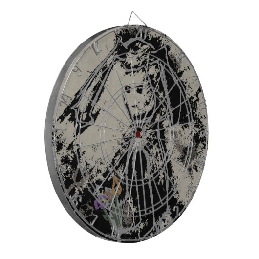 sinisterkonijn dartbord (Voorkant Links)