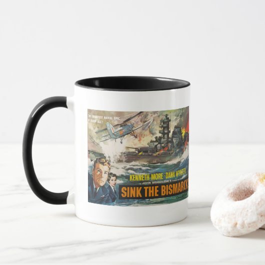 Sink the Bismarck Mug (Avec donut)