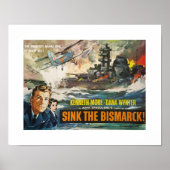 Sink the Bismarck Poster (Devant)