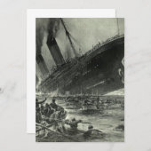 Sinking RMS Titanic Kaart (Voorkant / Achterkant)