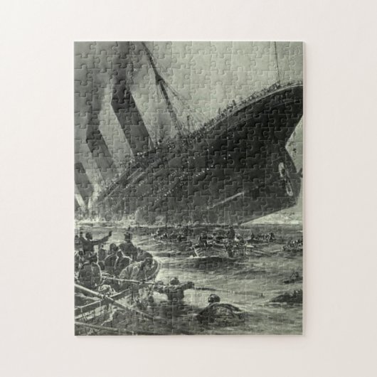 Sinking RMS Titanic Legpuzzel (Verticaal)