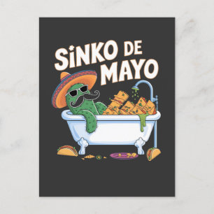 Sinko de Mayo Cinco De Mayo Cactus Grappig Feestdagenkaart
