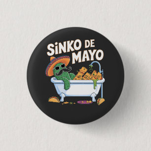 Sinko de Mayo Cinco De Mayo Cactus Grappig Ronde Button 3,2 Cm